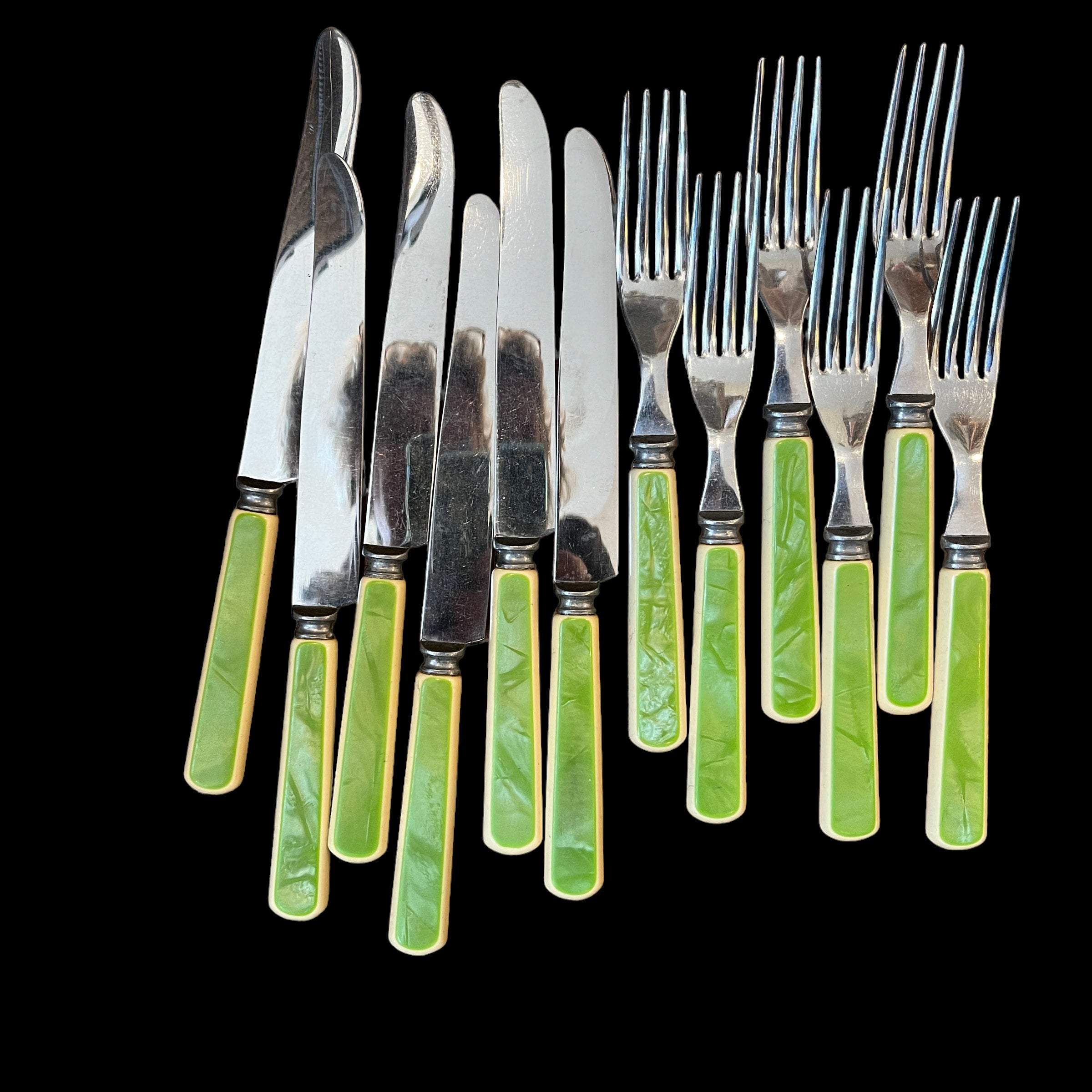 Vintage Bakelite flatware Time's Tin Cup Vintage Emporium